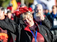 NZL CAN Christchurch 2018APR22 GO StreetParade 057 : - DATE, - PLACES, - SPORTS, - TRIPS, 10's, 2018, 2018 - Kiwi Kruisin, 2018 Christchurch Golden Oldies, April, Canterbury, Christchurch, Christchurch Netball Courts, Day, Golden Oldies Rugby Union, Month, New Zealand, Oceania, Rugby Union, Street Parade, Sunday, Year
